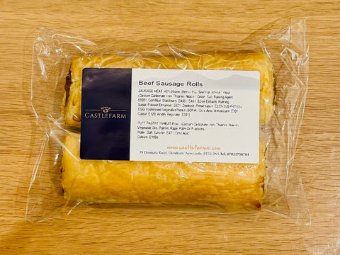Beef sausage rolls